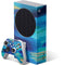 Ocean Blue Brush Stroke by Etta Vee Xbox Series S Skins